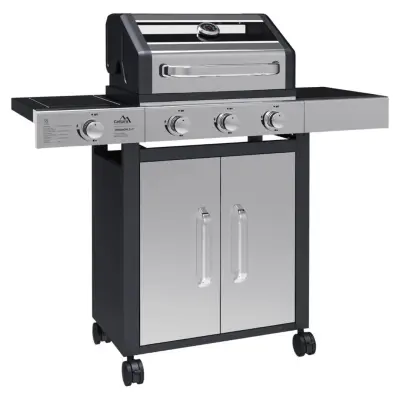 Cattara plinski žar WINDOW 3 + 1, s kuhalnikom