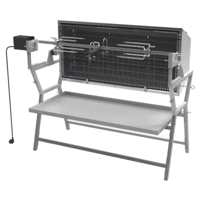 Cattara žar na oglje PIGLET 138 x 96 x 62 cm, z 230 V motorjem