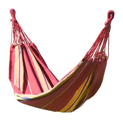 Cattara viseča mreža TEXTIL, 200 x 100 cm, rdeča-rumena