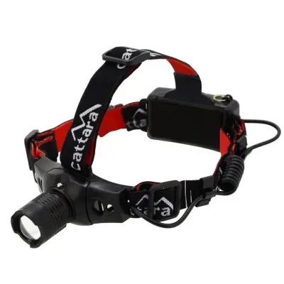 Cattara Svetilka naglavna LED ZOOM, 180 lm