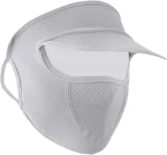 Ženska maska za obraz Ledeno svilena maska za sončenje, maska za obraz, UV-zaščita, zračna maska za celotno glavo, primerna za kolesarjenje na prostem
