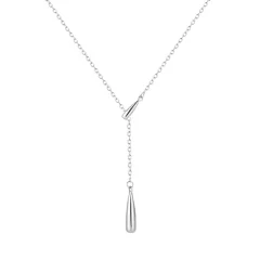 Ogrlica z obeskom v obliki solze, izvrstna dolga ogrlica iz 14k pozlačenega srebra šterlinga, ogrlica z dolgo verižico, ženske, dekleta