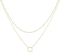 Večplastna ogrlica v obliki srca, obesek, ročno izdelana 18k pozlačena izvrstna zlata ogrlica s puščico, večplastna dolga ogrlica, ženske