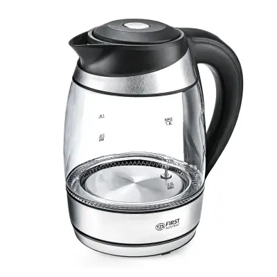 Grelnik vode FIRST 1,8L, 2200W, nastavitev temperature, stekleni