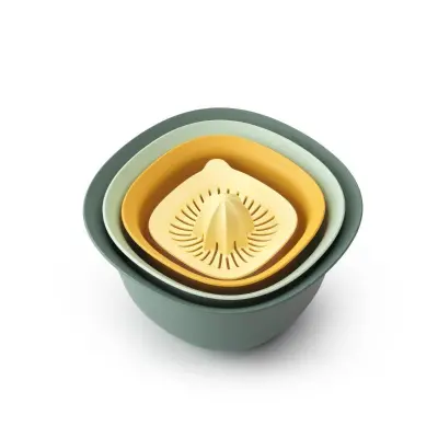 Brabantia komplet posod za mešanje in ožemalnik