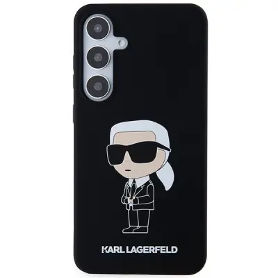 Ovitek KARL LAGERFELD KLHCS24MSNIKBCK, Samsung Galaxy S24+, črn