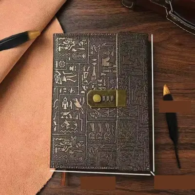 Beležnica Spiral Locked Code Diary Beležnica Agenda Planner European Retro Notebook Simple Account Book Diary