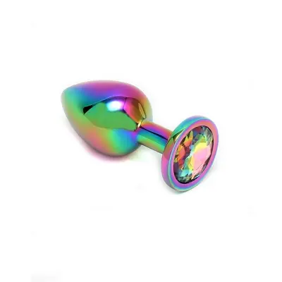 Analni čep z mavričnim draguljem Pisa Rainbow