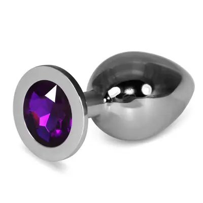 Plug Anal Metal Rosebud Classic z velikosti purpura jey l