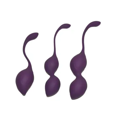 3 kroglica Set Ženeva vijolična
