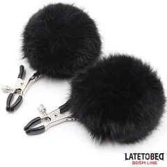 ŠČIPALKI ZA BRADAVIČKE Latetobed BDSM Line Black
