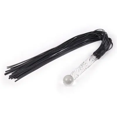 Flogger s kristalnim mangom 70 cm