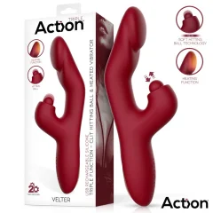 Mehki klitoris, ki zadene kroglico, z vibracijami in toplotnim učinkom