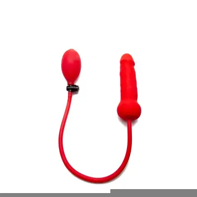 Ouch posnetki! Rdeči silikon hrani dildo