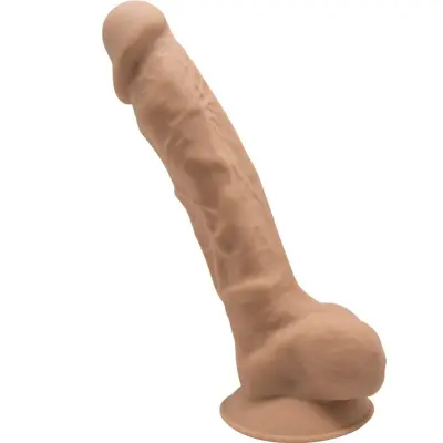 SILEXD - MODEL 1 REALISTIČNI PENIS PREMIUM SILEXPAN SILIKONSKA KARAMELA 23 CM