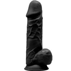 SILEXD - MODEL 1 REALISTIČNI PENIS PREMIUM SILEXPAN SILIKON ČRN 21,5 CM