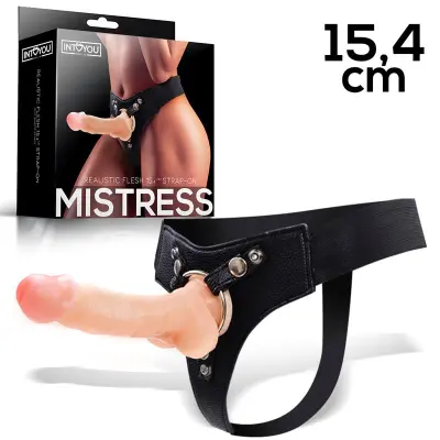 Gospodarica Elastic Hernes s 15,4 cm naravni silikonski dildo