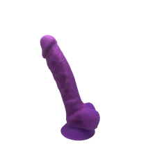 Silexd silikonski dildo model 1 7 vijolična "