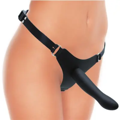 Rimba lateks igra arnés z dildo 16 cm