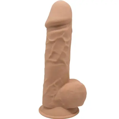 SILEXD - MODEL 1 REALISTIČNI PENIS PREMIUM SILEXPAN SILIKONSKA KARAMELA 21,5 CM