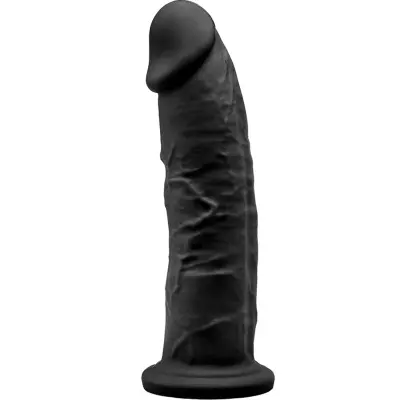 SILEXD - MODEL 2 REALISTIČNI PENIS PREMIUM SILEXPAN SILIKON ČRN 19 CM