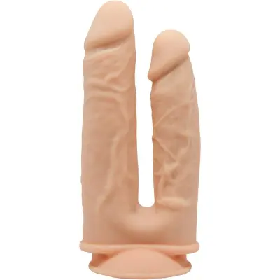 SILEXD - MODEL 1 REALISTIČNI PENIS DVOJNE PENETRAKCIJE PREMIUM SILEXPAN SILIKON 17,5 / 19,5 CM