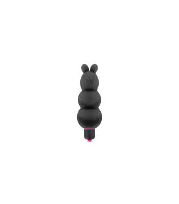 Črni silikonski vibrator