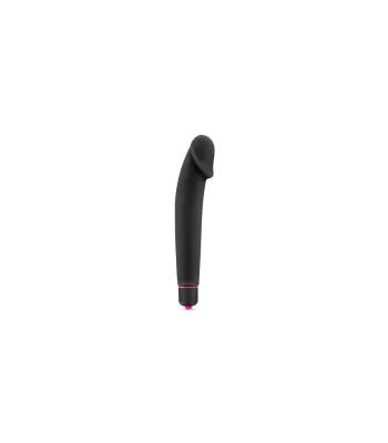 Črni silikonski vibrator Dinkky