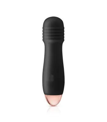 Mini vibrator silikonski polnilni črni krmilnik