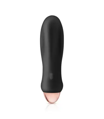 Rocket Black Ponovni silikonski mini vibrator