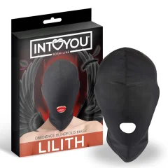 Lilith incognito maska ​​s črnimi odpiranje
