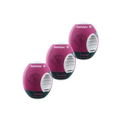 Paket 3 masturbacijskih jajčkov Satisfyer Bubble