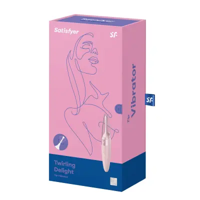 Točkovni stimulator Satisfyer Twirling Delight, roza