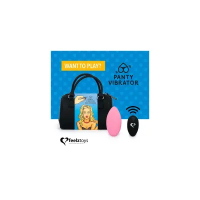 Vibrator za v hlačke FeelzToys - Panty Vibe, roza