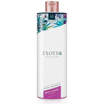 Masažno olje Exotiq Body To Body Warming, 500 ml