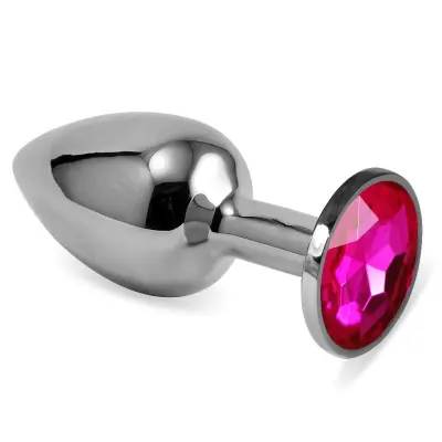 Plug Plug Plated Rosebud Classic z Jewel Fuchsia Salla S