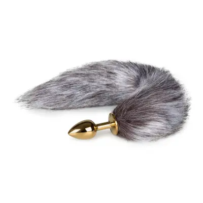 Analni čep Fox Tail No. 5, zlat