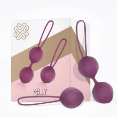 Kelly Balls Kegel Silicone Púpura