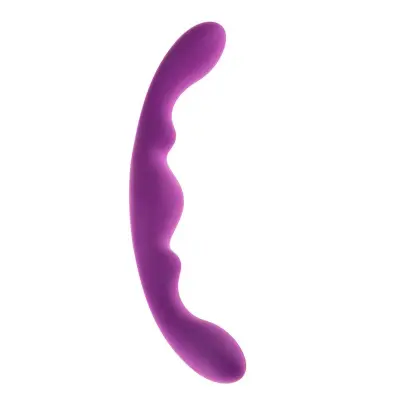 Silikonski vijolični stimulator lune 25 cm