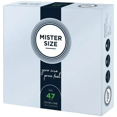 Kondomi Mister Size 47mm, 36 kom