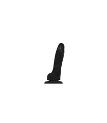 Mehki silikonski realistični penis črni s