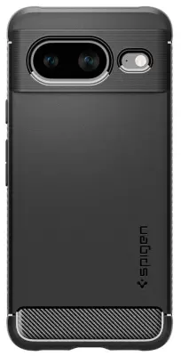 SPIGEN Rugged Armor črn mat ovitek za GOOGLE Pixel 8