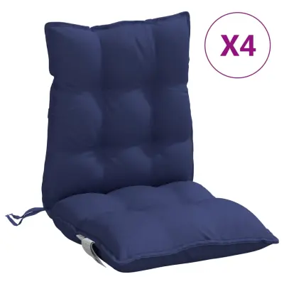 vidaXL Blazina za stol 4 kosi mornarsko modra oxford tkanina