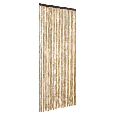 vidaXL Zavesa proti mrčesu bež 100x230 cm šenilja