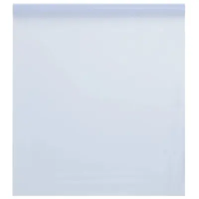 vidaXL Folija za okna statična matirana prozorna bela 60x1000 cm PVC