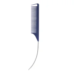 Glavnik za oblikovanje las s koničastim repom Antistatični frizerski jeklena krtača s konico igle Antistatični glavnik Profesionalni glavnik za lase
