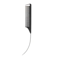 Glavnik za oblikovanje las s koničastim repom Antistatični frizerski jeklena krtača s konico igle Antistatični glavnik Profesionalni glavnik za lase