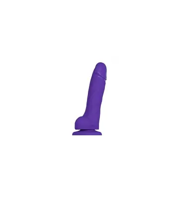 Vijolični mehki silikonski realistični penis l