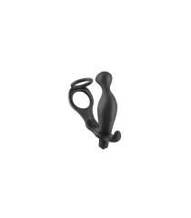 Penis obroč s silikonskim vibratorskim vtičem AP070