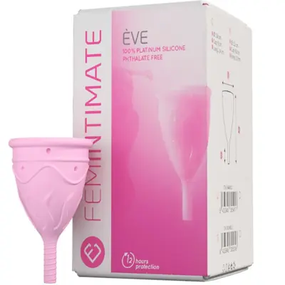 FEMINTIMATE - SILIKONSKA MENSTRUALNA SKODELICA EVE VEL. S
